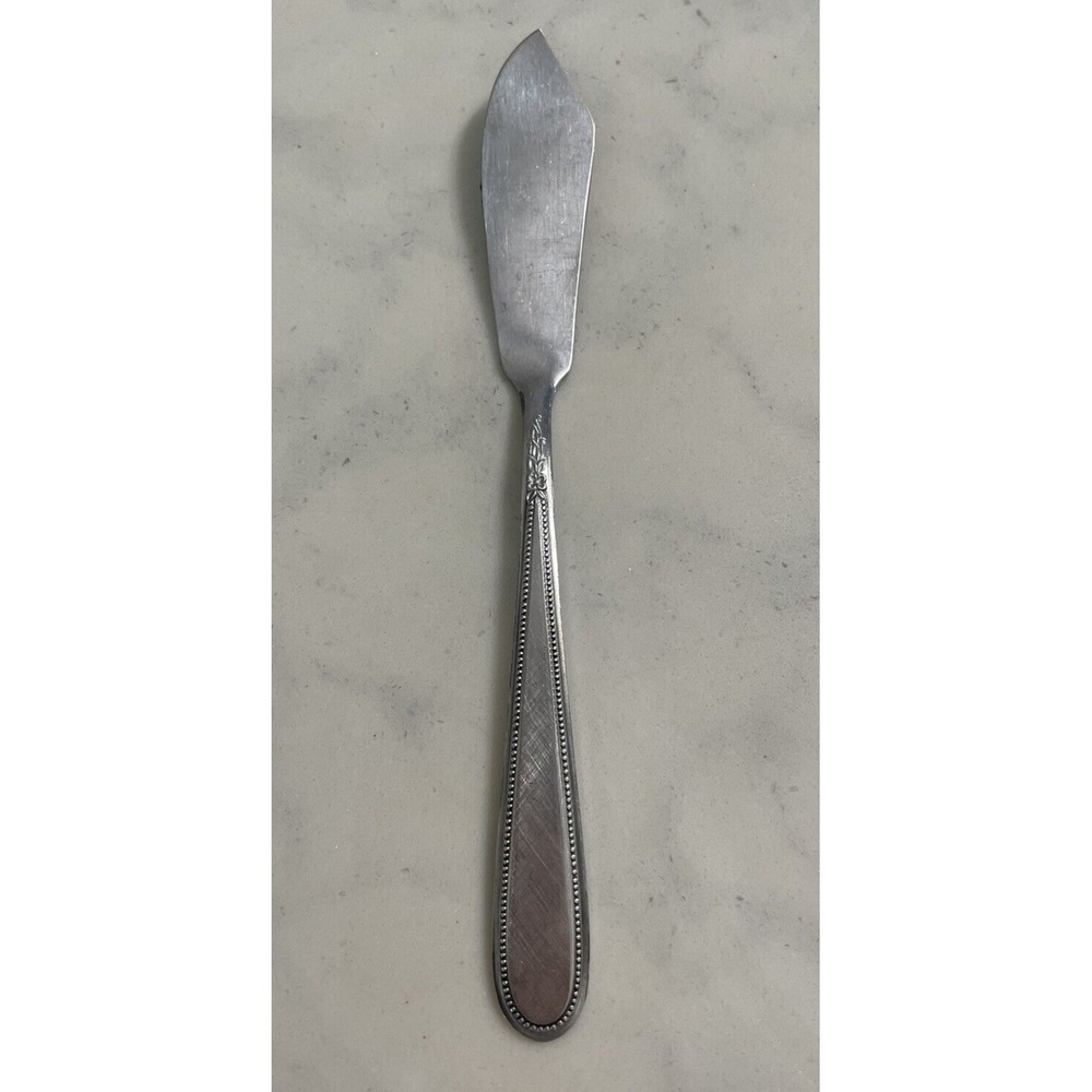 Rogers Stanley Roberts  BEADED‎ ELEGANCE Stainless Butter Spreader Knife